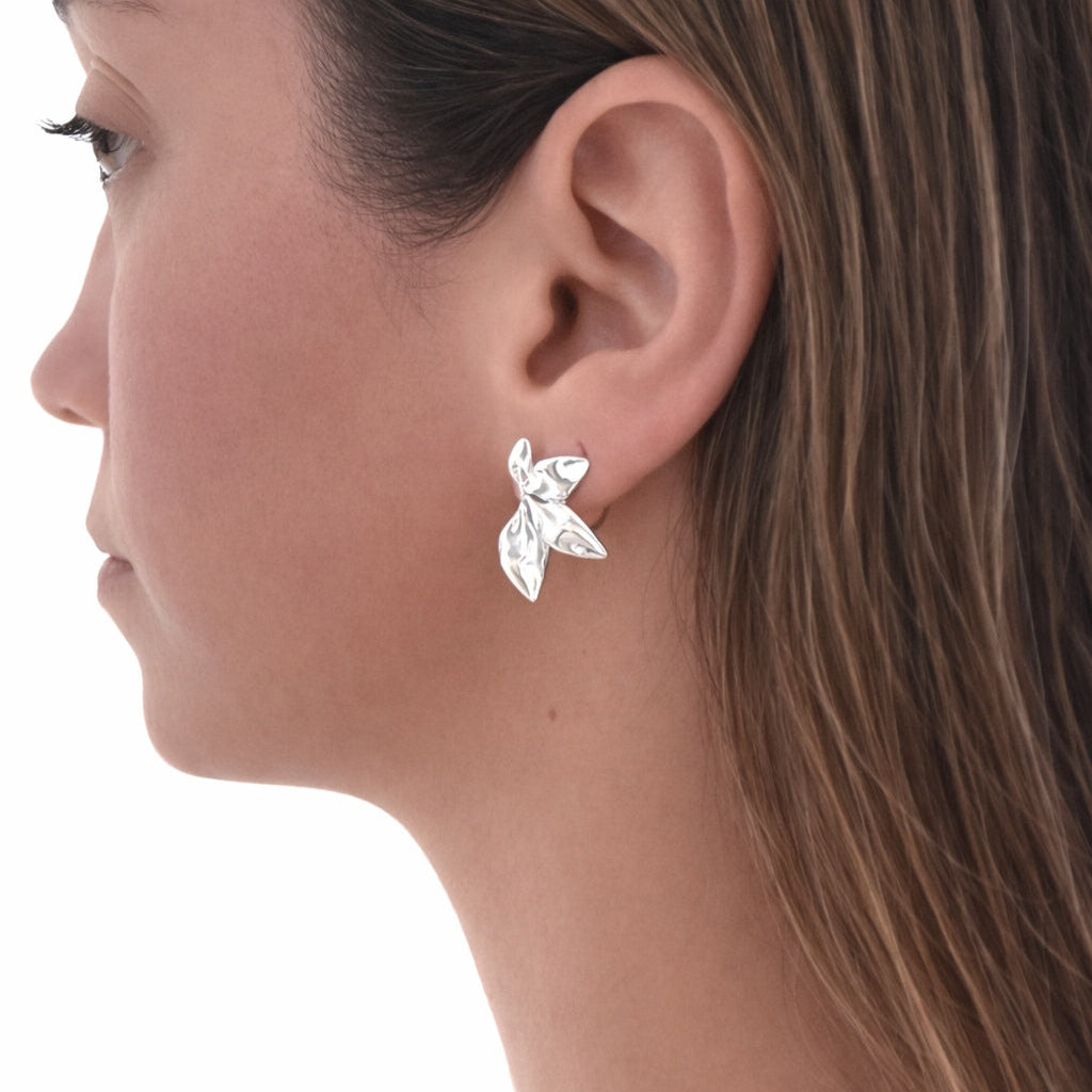 Aros Fiore plata - Las Joyas de Julieta foto 1