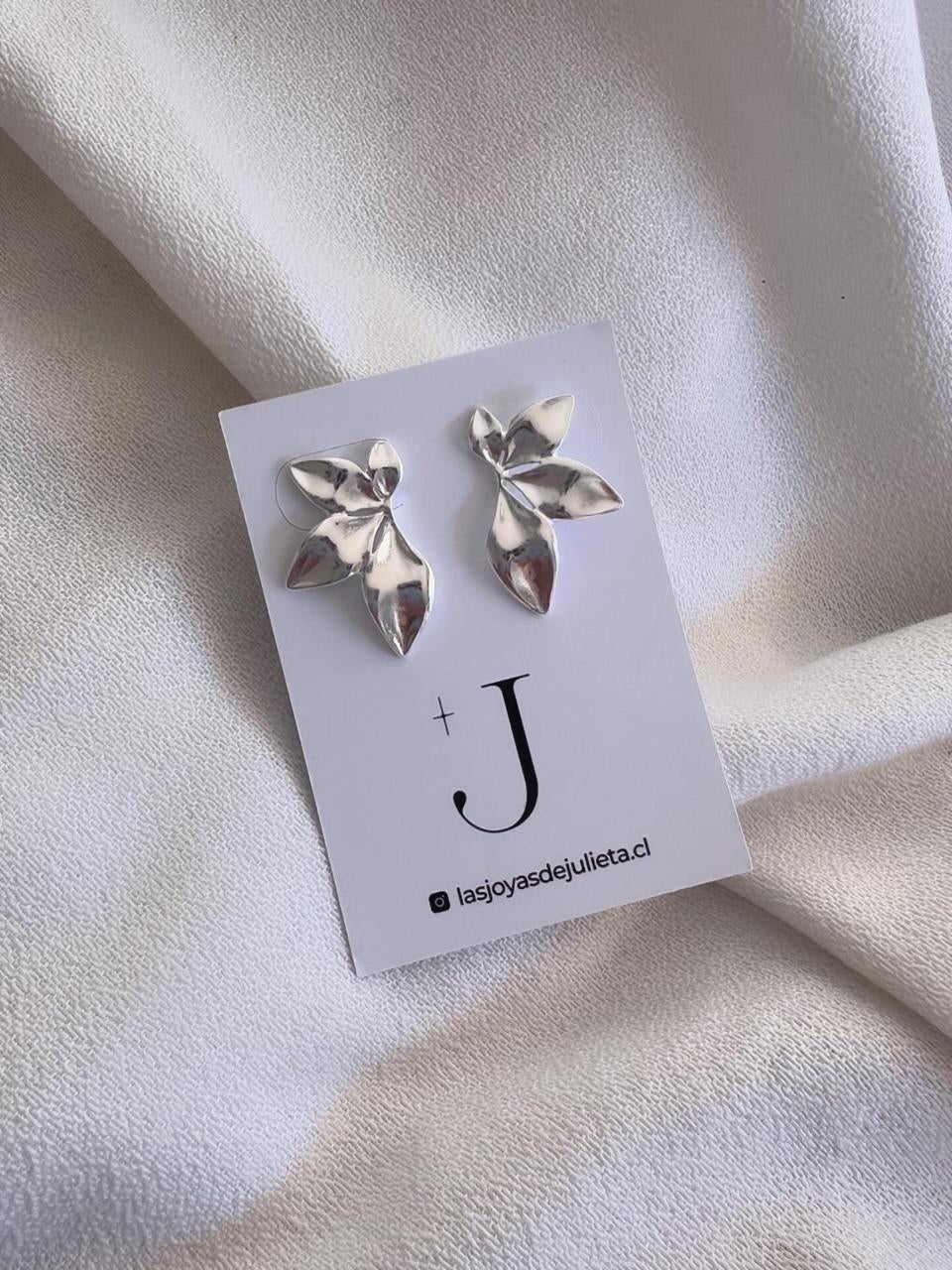 Aros Fiore plata - Las Joyas de Julieta foto 2