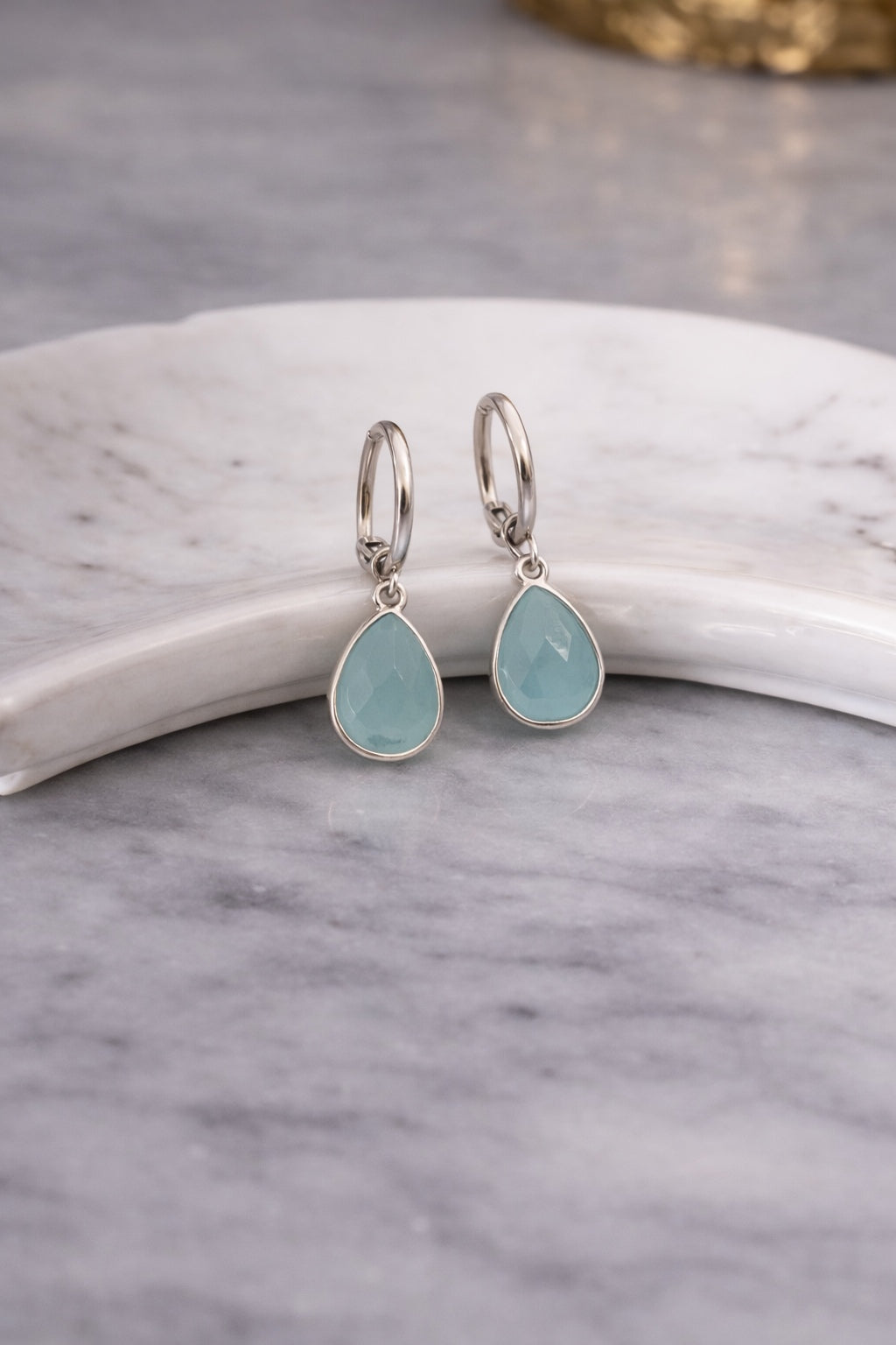 Aros Turquesa plata - Las Joyas de Julieta foto 2