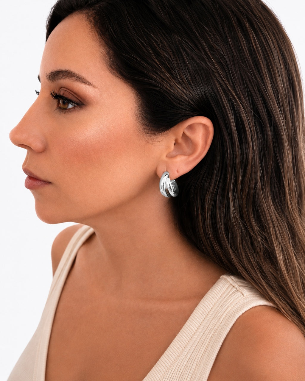 Aros Victoria plata - Las Joyas de Julieta foto 3