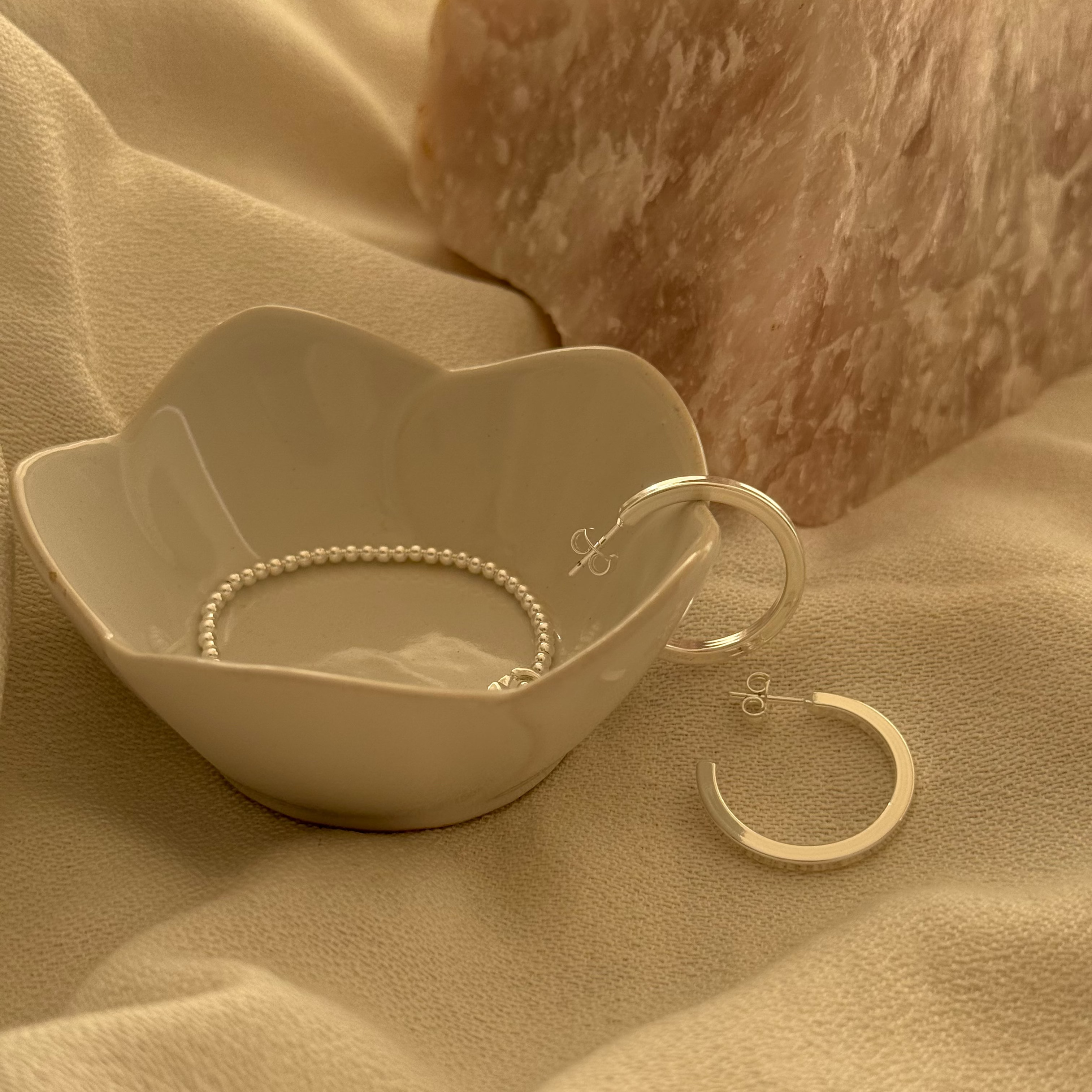 Argollas Plata Plana
